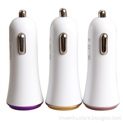 Mobile phone car battery charger, CE ROHS mini portable usb car charger